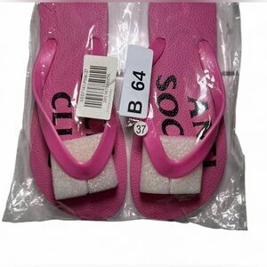 Anti Social Social Club Pink Sandals Flip Flops - Brand New